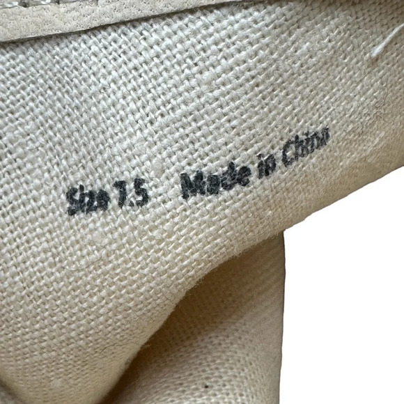 Dolce Vita Western Nashe Booties in Vanilla Suede/Canvas. Sz: 7.5 - Picture 6 of 10